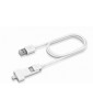 Innergie MagiCable Duo - MFI Charge & Sync Cable - Micro USB + Lightning connector 0,8m (V2)