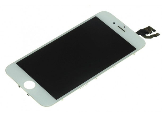 Renov8 Display LCD & Touch Screen for iPhone 6 (LG) + Glass & Flat cable (OEM) - White
