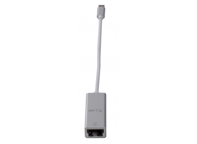 LMP USB-C (m) to Gigabit Ethernet (f) adapter - silver
