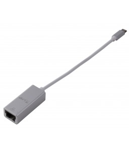 LMP USB-C (m) to Gigabit Ethernet (f) adapter - silver
