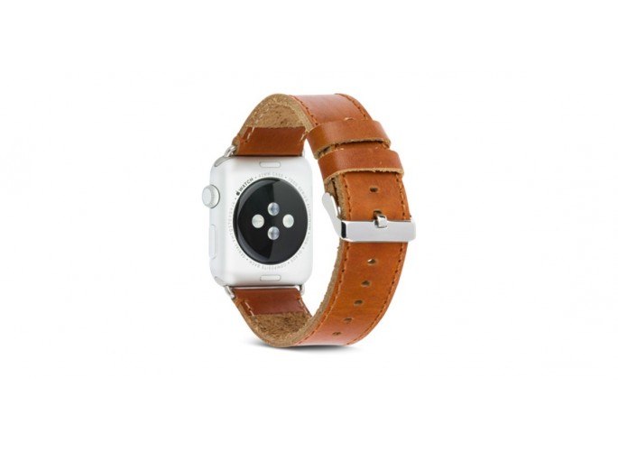 dbramante1928 Copenhagen - Watch Strap 42/44 mm - Dark Saddle Brown/Silver