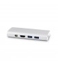 LMP USB-C Travel Dock 4K 9 Port, silver *New