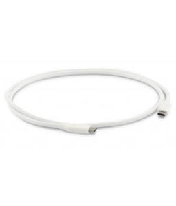 LMP USB-C (m) to USB-C (m) cable, Gen 2 (10G), 20V 5A/100W, DP altmode, USB IF certified, 1 m, white