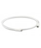 LMP USB-C (m) to USB-C (m) cable, Gen 2 (10G), 20V 5A/100W, DP altmode, USB IF certified, 1 m, white