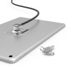Maclocks Compulocks Universal Tablet Lock Adhesive Security Plate with Keyed Cable Lock - Black