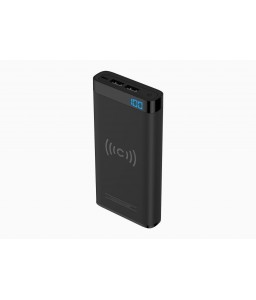 Cygnett ChargeUp swift 10K Wireless QI Portable Power Bank - black