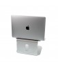 LMP ProStand, ergonomic aluminium table stand for 12" to 17" laptop, silver