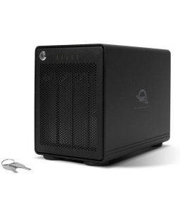 OWC 0TB ThunderBay 4 RAID Ready 4-Bay External Storage Enclosure with 2 x TB3 Ports - with Softraid XT (RAID 0/1/4/5/1+0)