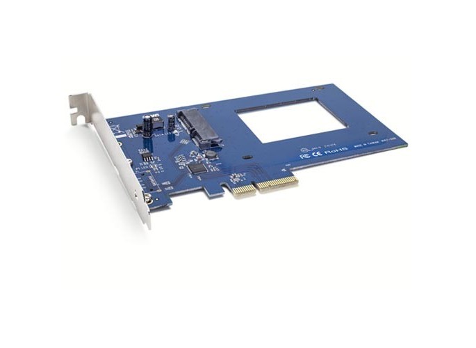 OWC Accelsior S: PCIe to 2.5" 6Gb/s SATA SSD Host Adapter, full height, half length