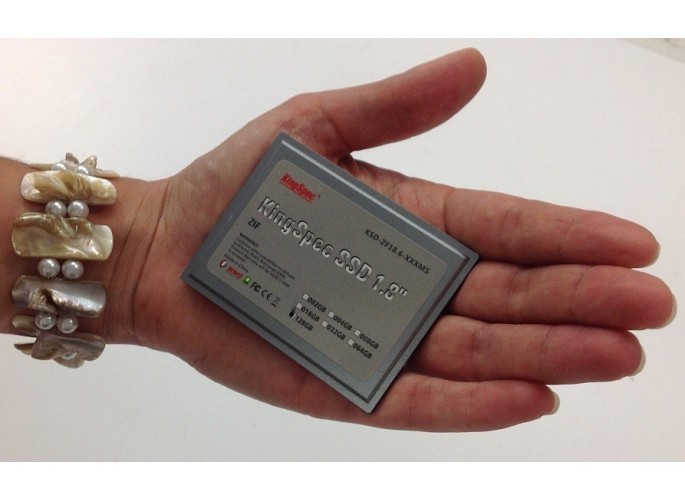 KingSpec Internal  SSD 1.8" 128 GB PATA/ZIF 5 mm (compatible with MacBook Air 1st)