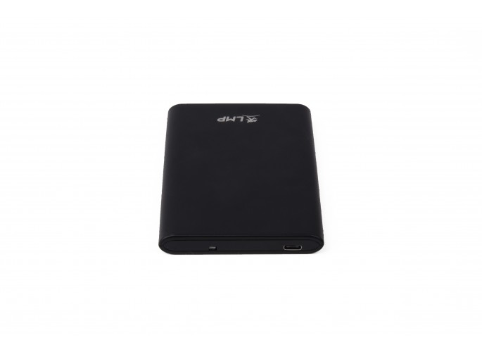 LMP USB-C DataMobile enclosure, SATA HDD/SSD, (1) USB-C, 520 MB/s, black