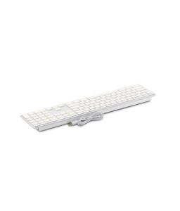 LMP USB numeric Keyboard KB-1243, 109 keys (ANSI), 2x USB, aluminum, US layout, macOS, silver - US English