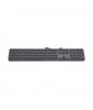 LMP USB numeric Keyboard KB-1243, 110 keys, 2x USB, aluminum, Italian layout, macOS, space grey