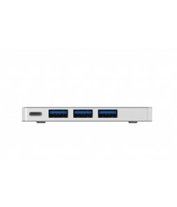 LMP USB-C Basic Hub 6 Port, 3x USB 3.0 (1x 1.5A Output), SD/microSD, USB-C (PD), Alu, silver