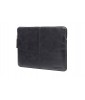 dbramante1928 Rungsted - Full-grain leather sleeve for MacBook Air/Pro 13" 2015 & MacBook Pro 14'' (2021-2023) - Black