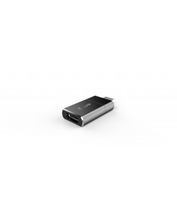 LMP USB-C (f) to USB-C (m) Magnetic Safety Adapter f. USB-C charging cable, up to 100W, space gray