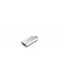 LMP USB-C (f) to USB-C (m) Magnetic Safety adapter for USB-C charging cable, up to 100W, silver
