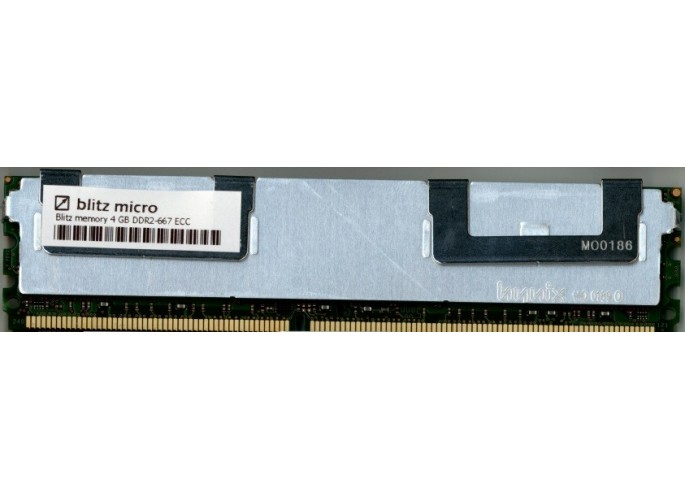 Renov8 4 GB DDR2-667 FB DIMM ECC certified for Apple Xserve with flat heat sink