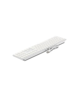 LMP USB Keyboard 110 keys wired USB keyboard with 2x USB and aluminum upper cover - UK
