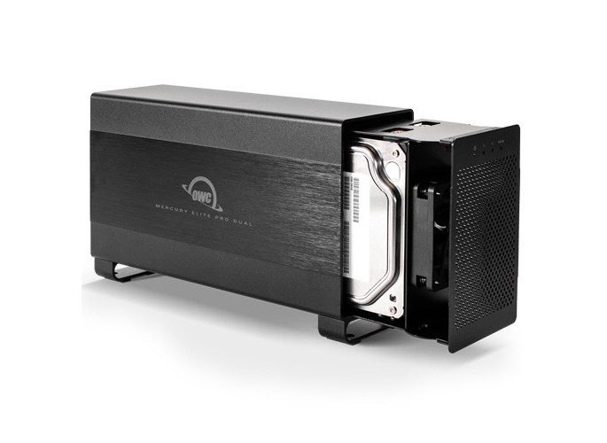 OWC Mercury Elite Pro Dual USB 3.1 Gen 1 & Thunderbolt 2 RAID Storage Enclosure with cables