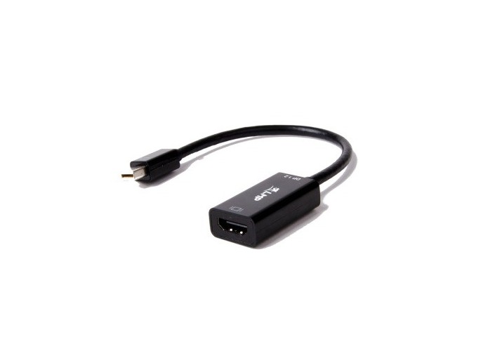 LMP Mini-DisplayPort to HDMI Adapter (audio & video), 4K, Mini-DP 1.2 (m) to HDMI 1.4b (f), black