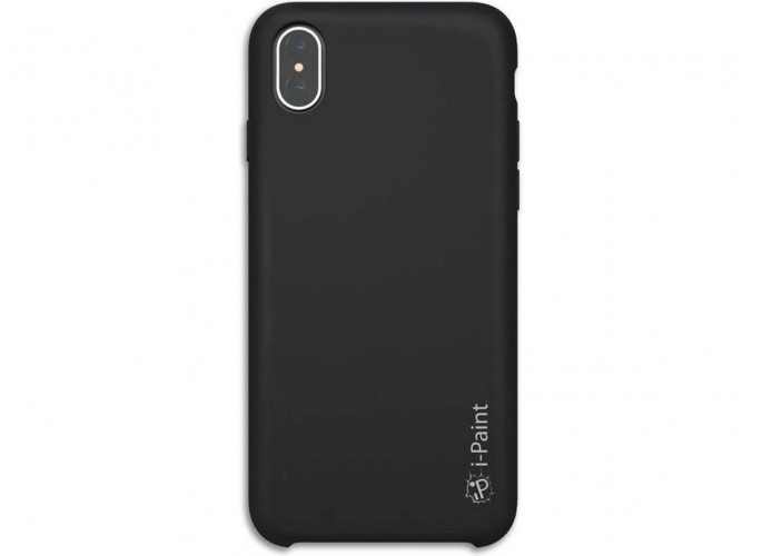 i-Paint Cover Sand UltraFlessibile per iPhone XS Max BLACK - SDC - IP65
