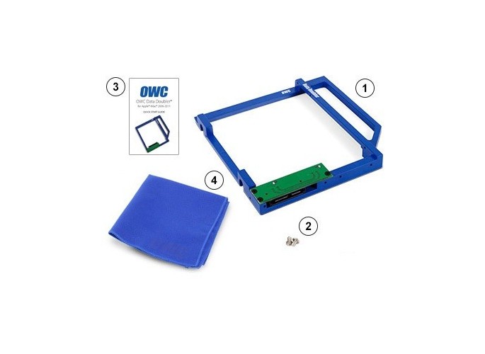 OWC Data Doubler for iMac 2009-2011 Optical Bay Hard Drive / SSD Mounting Solution (without toolkit)
