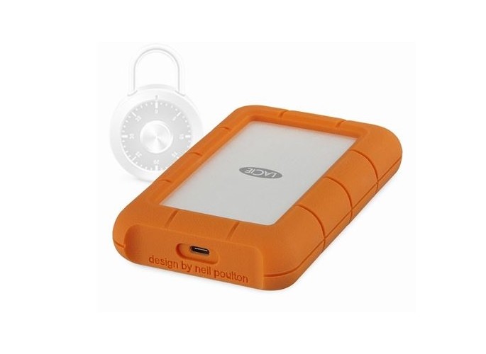 LaCie 2TB RUGGED SECURE USB 3.1 TYPE C WITH 2 YEARS RESCUE DATA RECOVERY SERVICE