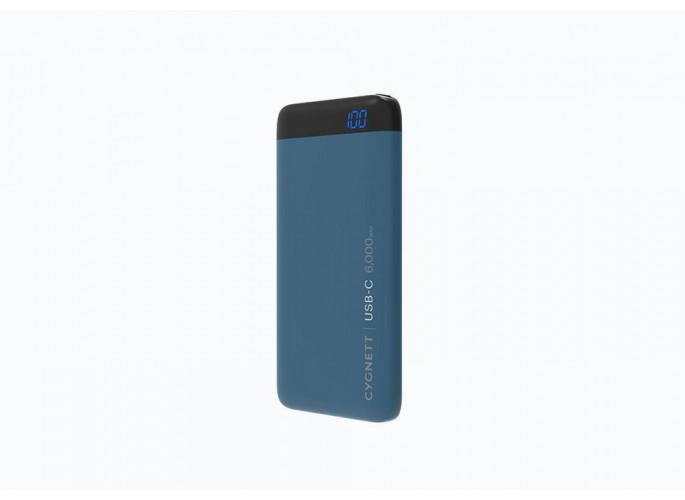 Cygnett ChargeUp Pro 6000 mAh 15W USB-C Powerbank - Teal