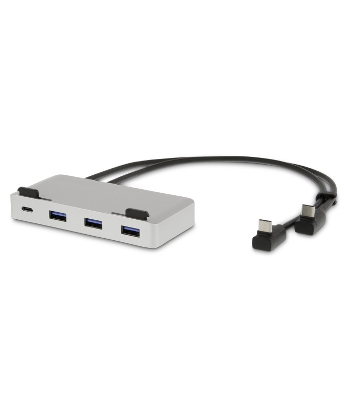 LMP USB-C Attach Dock ProStand 4K, USB-C, 3x USB 3.0, HDMI, Mini-DP, Gigabit, 2x USB-C, silver