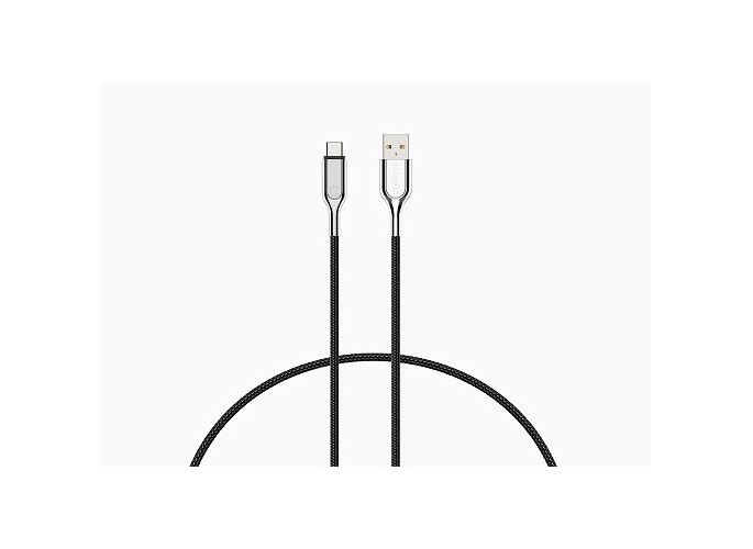Cygnett Armoured 2.0 USB-C to USB-A  (3A/60W ) Cable 1M- Black