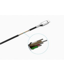 Cygnett Armoured 2.0 USB-C to USB-A  (3A/60W ) Cable 2M- Black
