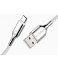 Cygnett Armoured 2.0 USB-C to USB-A  (3A/60W) Cable 2M -White