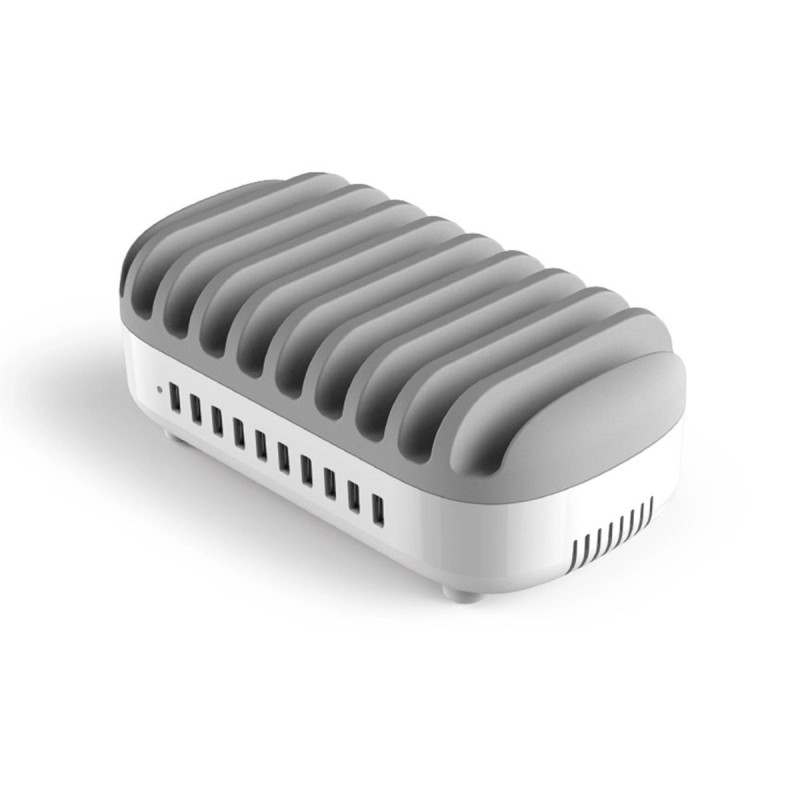 Maclocks Compulocks 10 Port USB Multiple Tablet Charging Station with EU Plugs - White