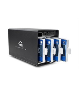 OWC 0TB ThunderBay 4 mini Professional Grade 4-Drive 2.5" Enclosure Thunderbolt 3 For Mac and Win PC (2 x TB3 Ports) .with Softraid RAID 0/1/4/5/1+0