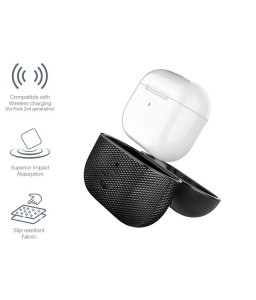 Cygnett TekView Slim Case für AirPods Pro - Grau / Schwarz
