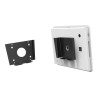 Maclocks Compulocks VESA Wall Mount Bracket - Fixed Cable Management Mount - Black
