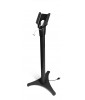 Maclocks Compulocks Höhenverstellbar VESA Mount Security Bodenständer - 45-Grad-Display Bodenständer - Schwarz